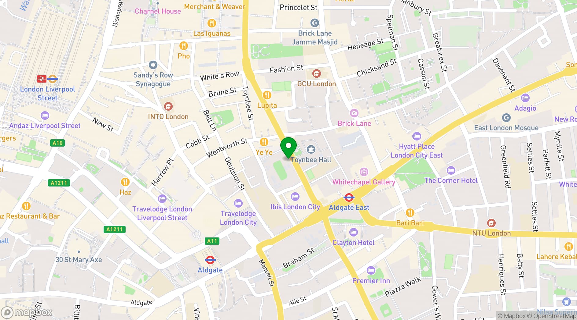 Map showing Yuu Kitchen 