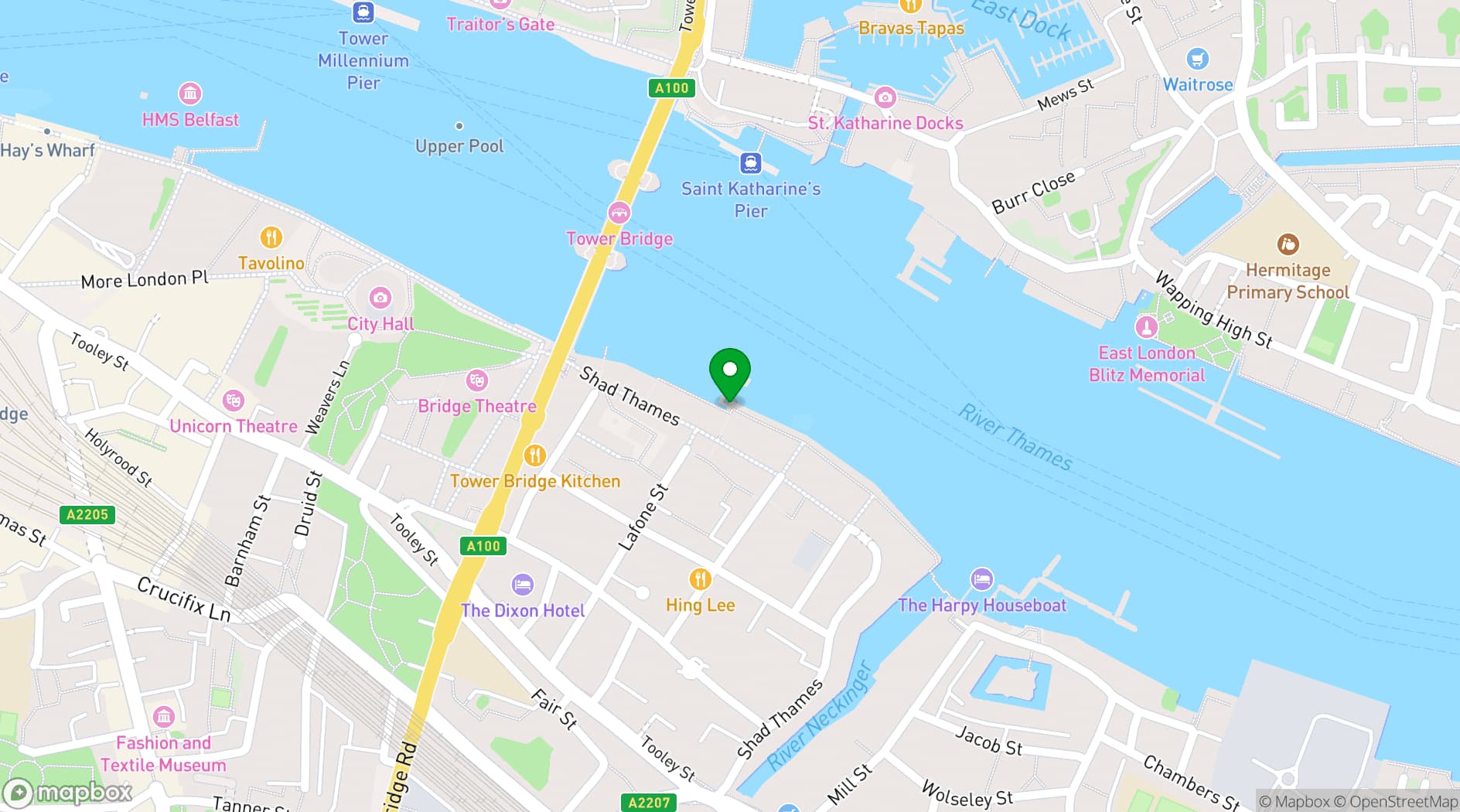 Map showing Edwardian