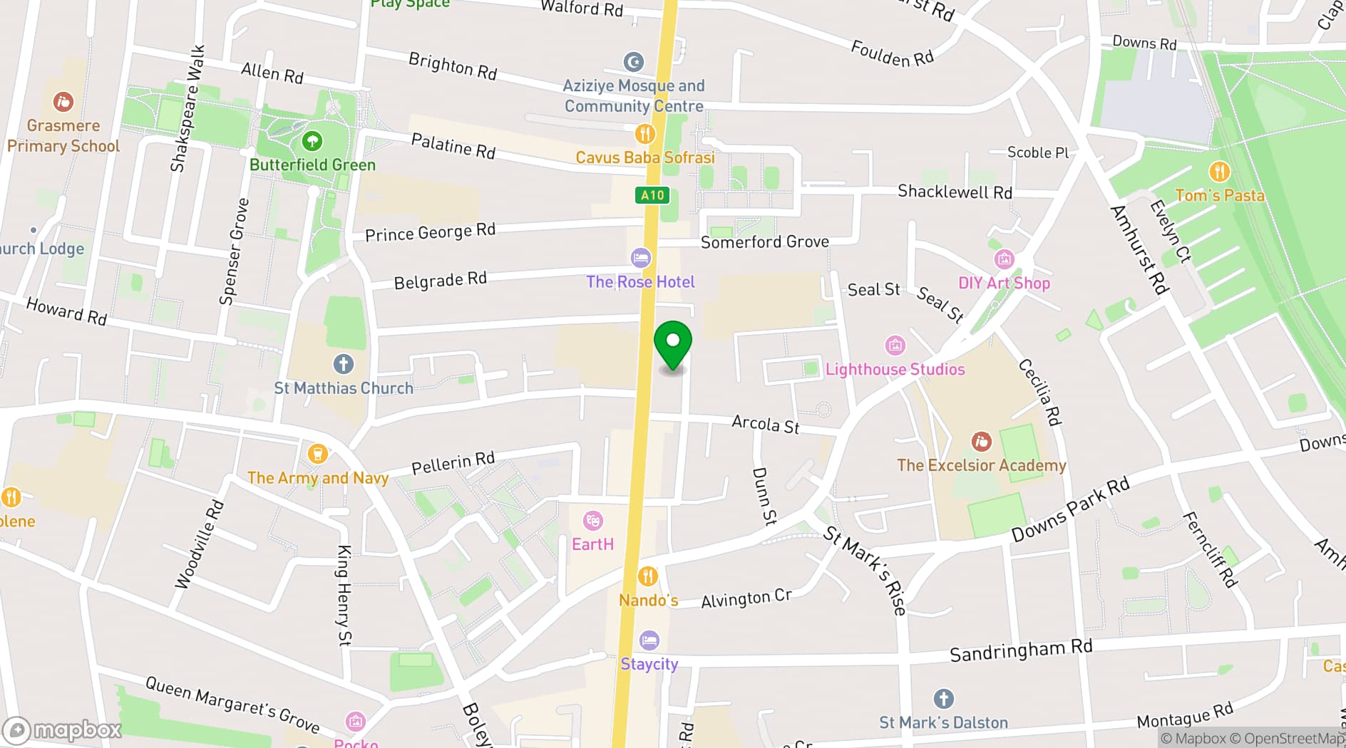 Map showing MC Motors