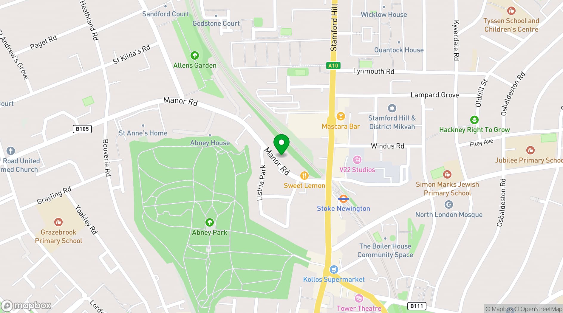 Map showing The Others