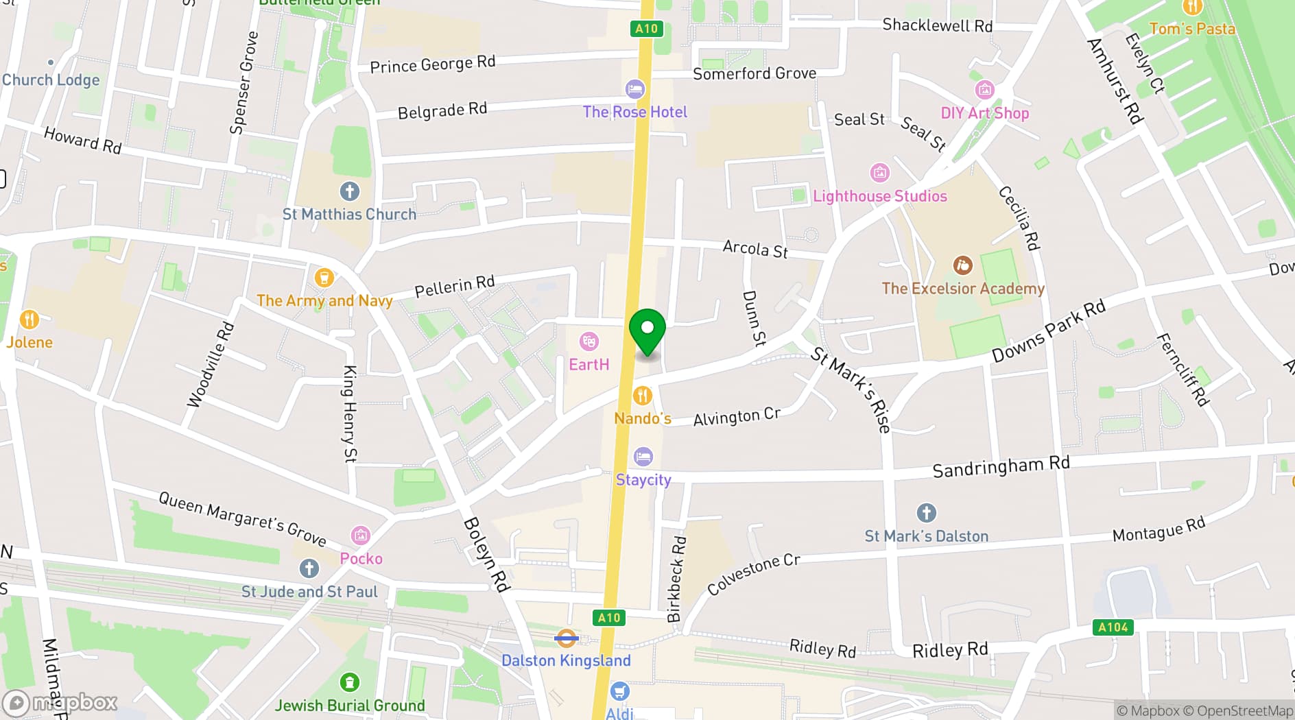 Map showing Club No8