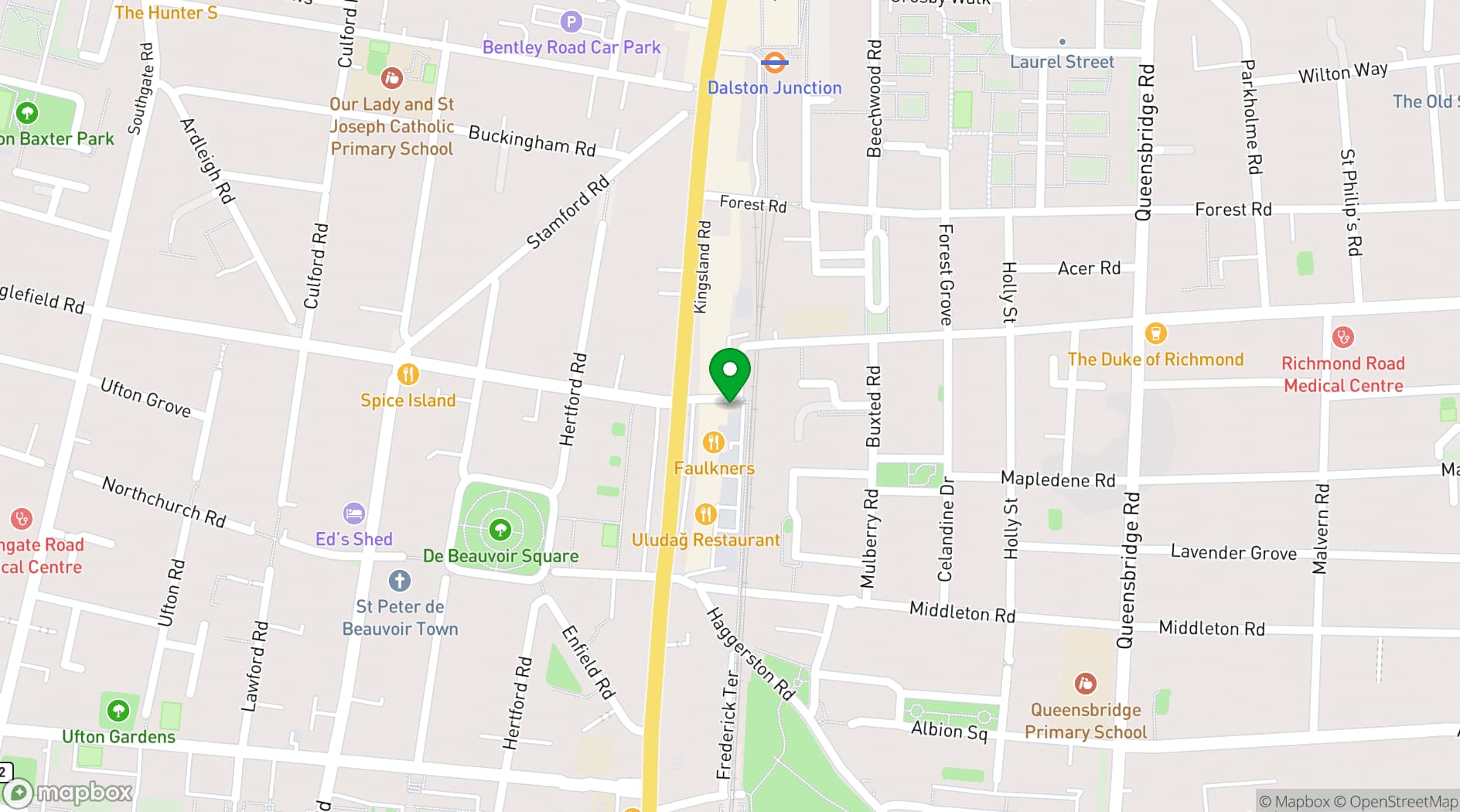 Map showing The Jago