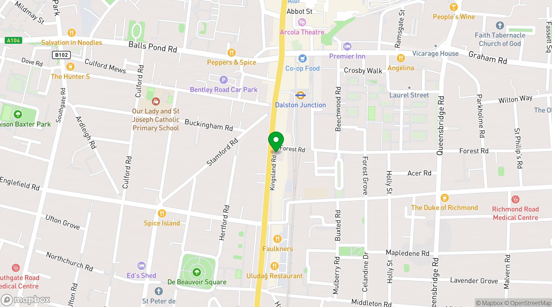 Map showing Three Sheets