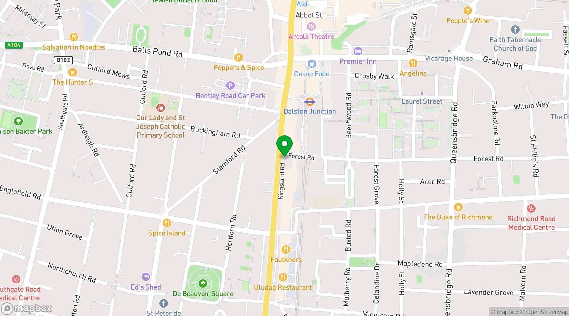 Map showing Village 512