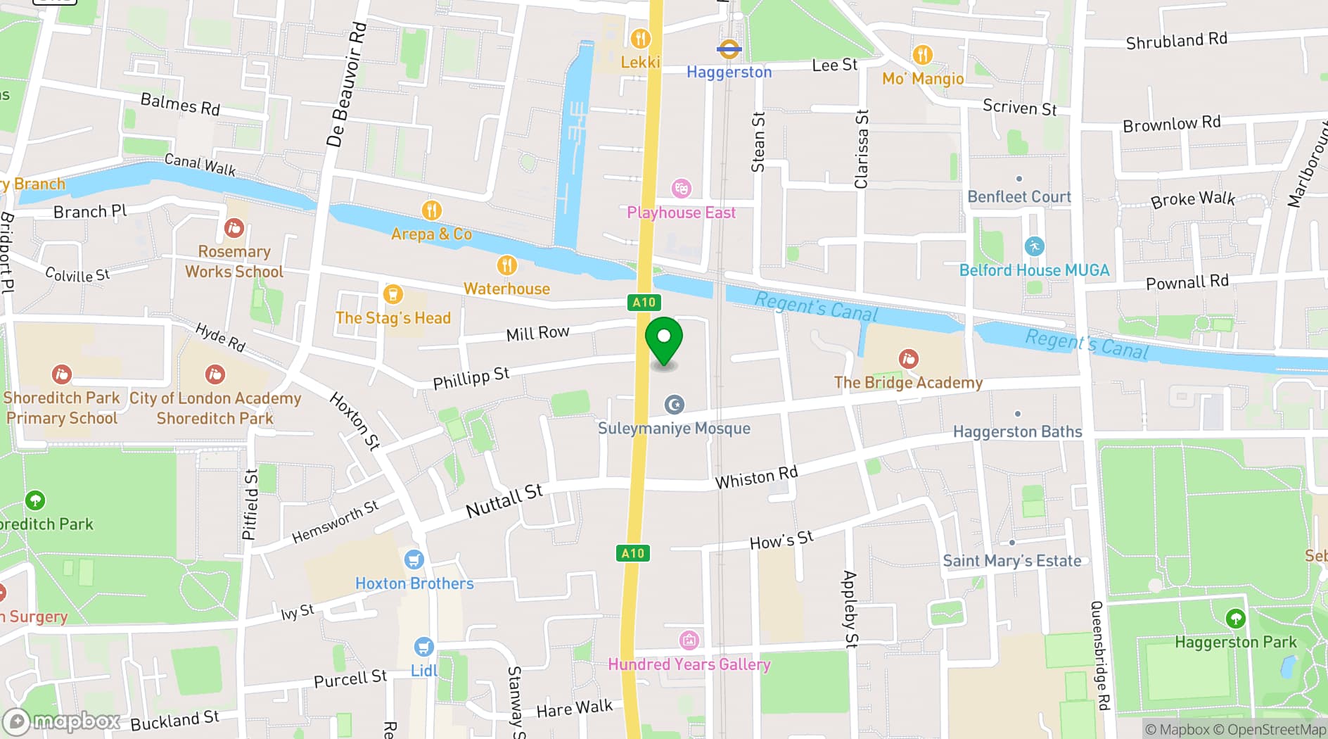 Map showing House of Transformation