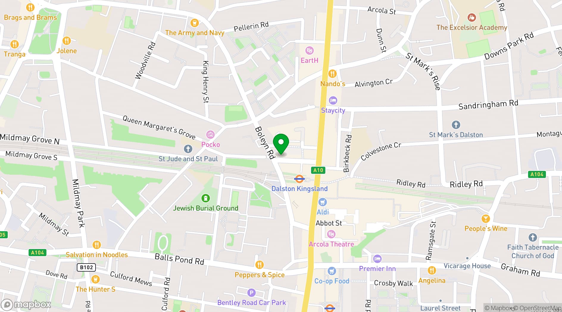 Map showing SJQ