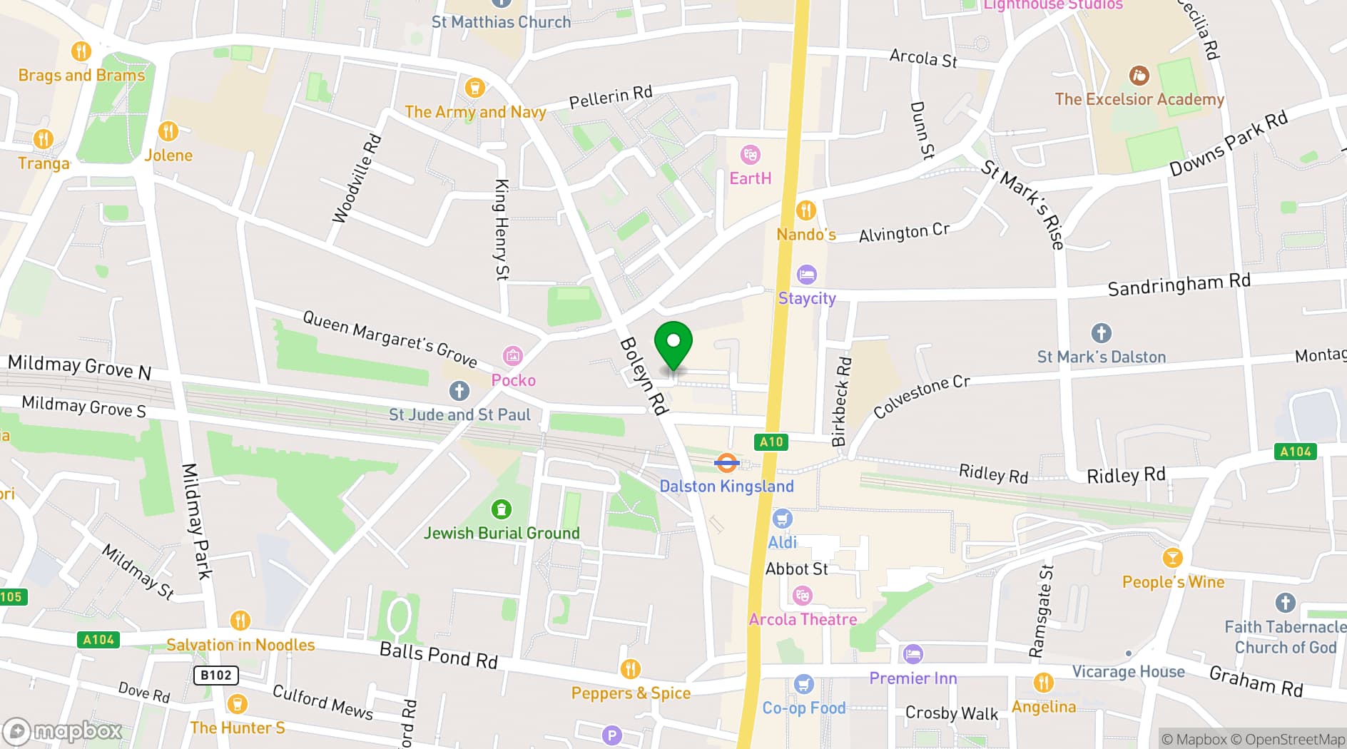 Map showing essence of