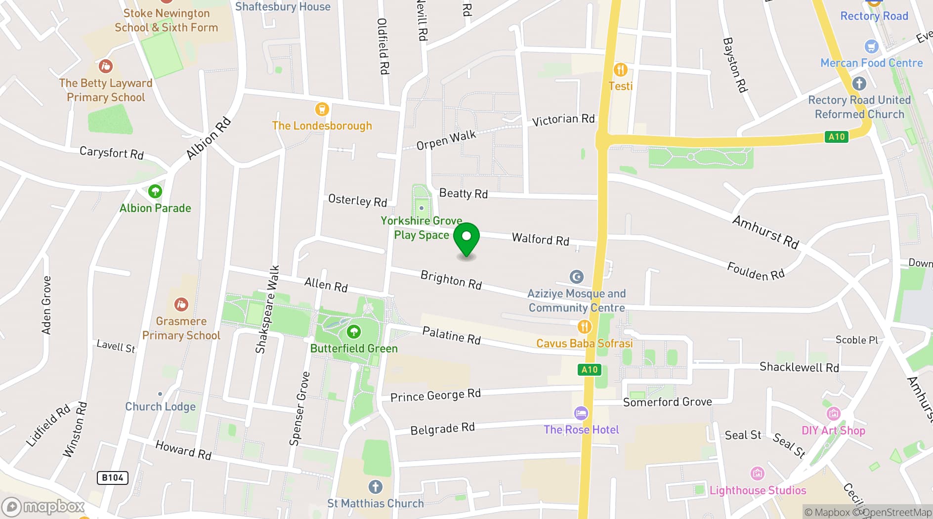 Map showing The Chef's Table at Eleven98