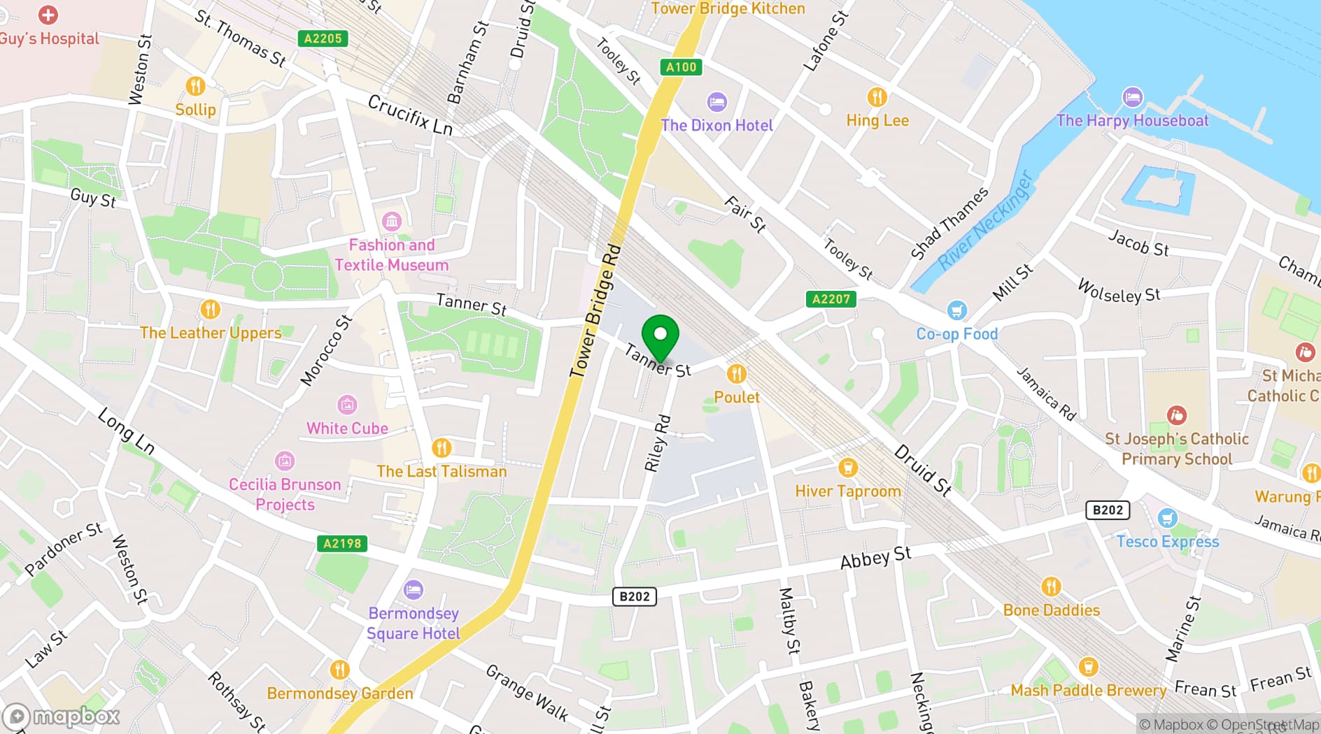 Map showing Canopi