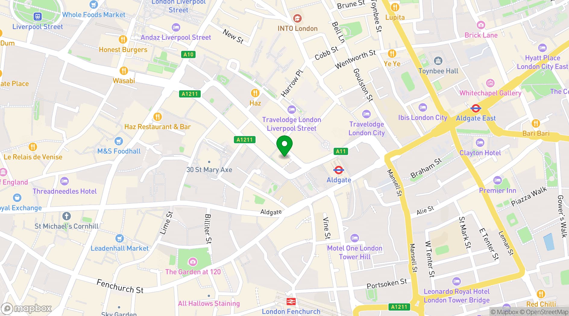 Map showing Dabbers Social Bingo