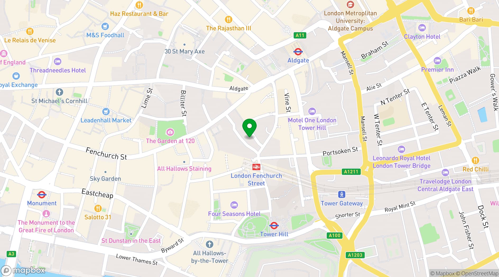 Map showing 3 Lloyds Avenue