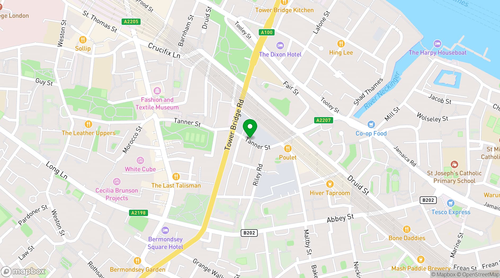 Map showing Lumen Studios