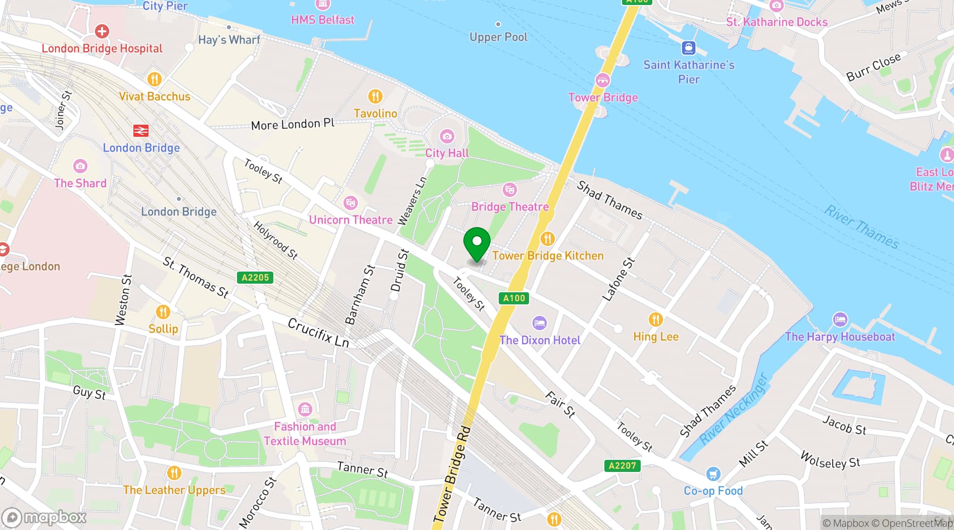 Map showing The LaLiT London