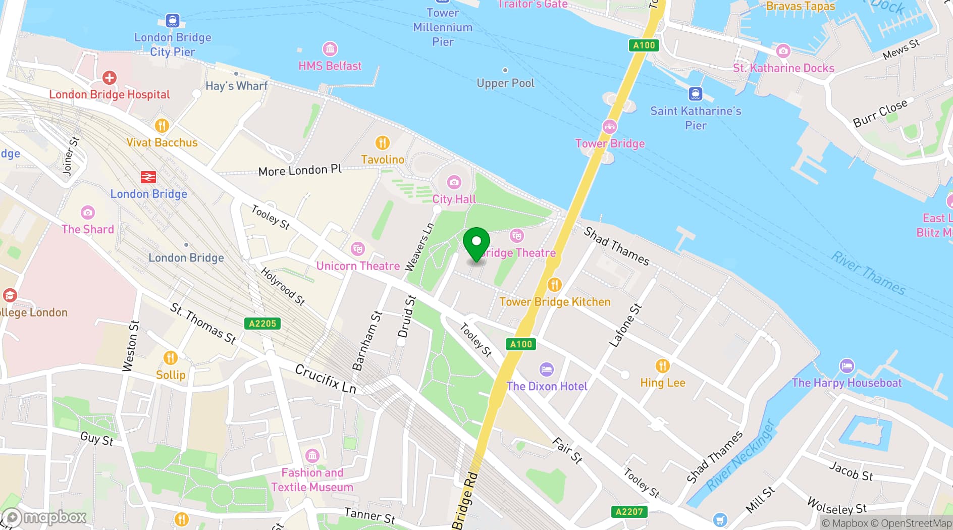 Map showing Prosecco House