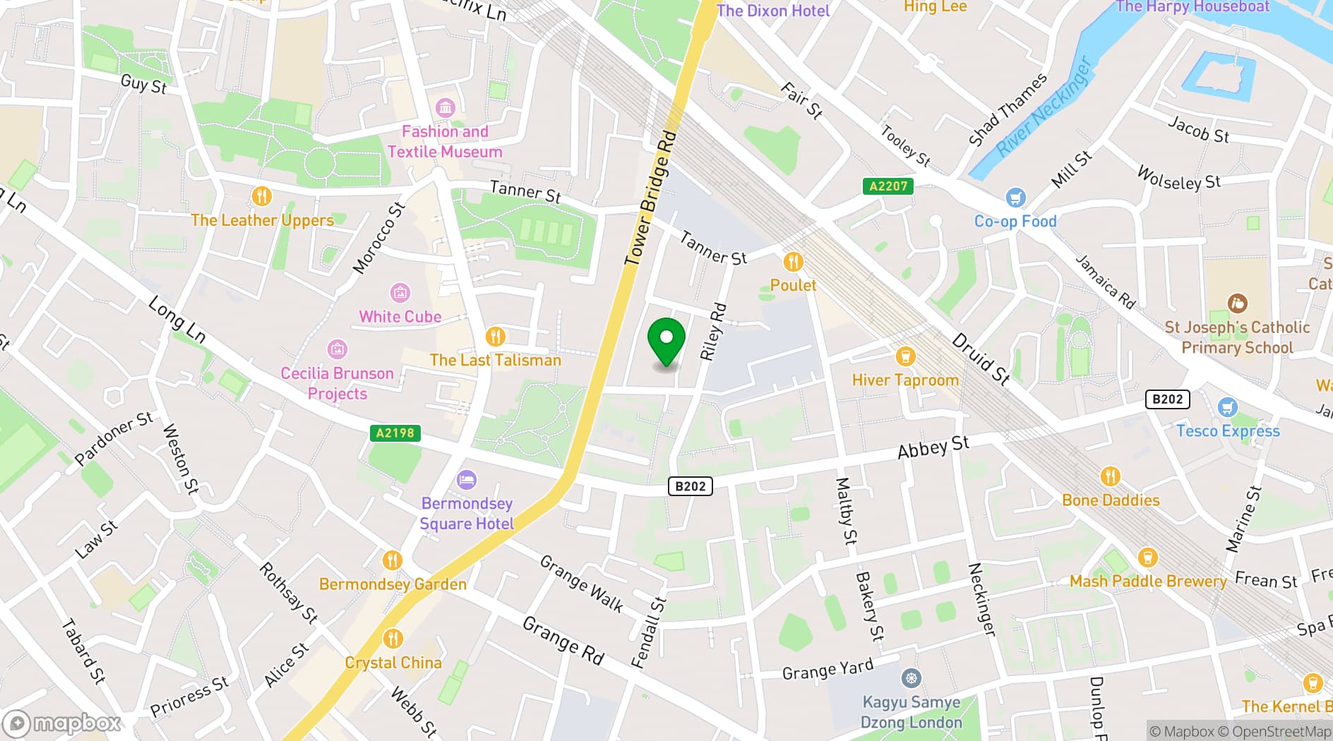 Map showing Magdalen Hall Association & Community Bar