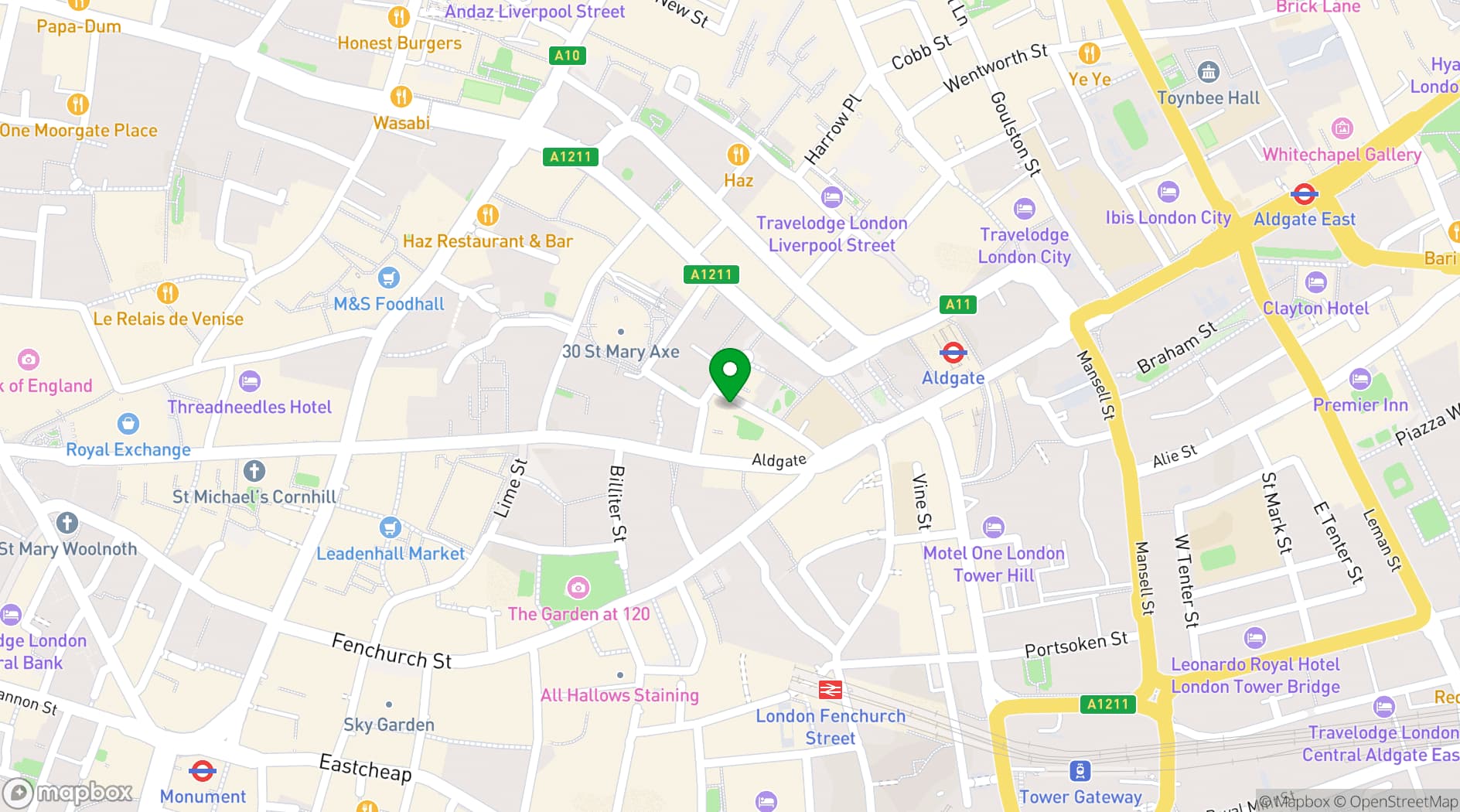 Map showing The Trinity Bell