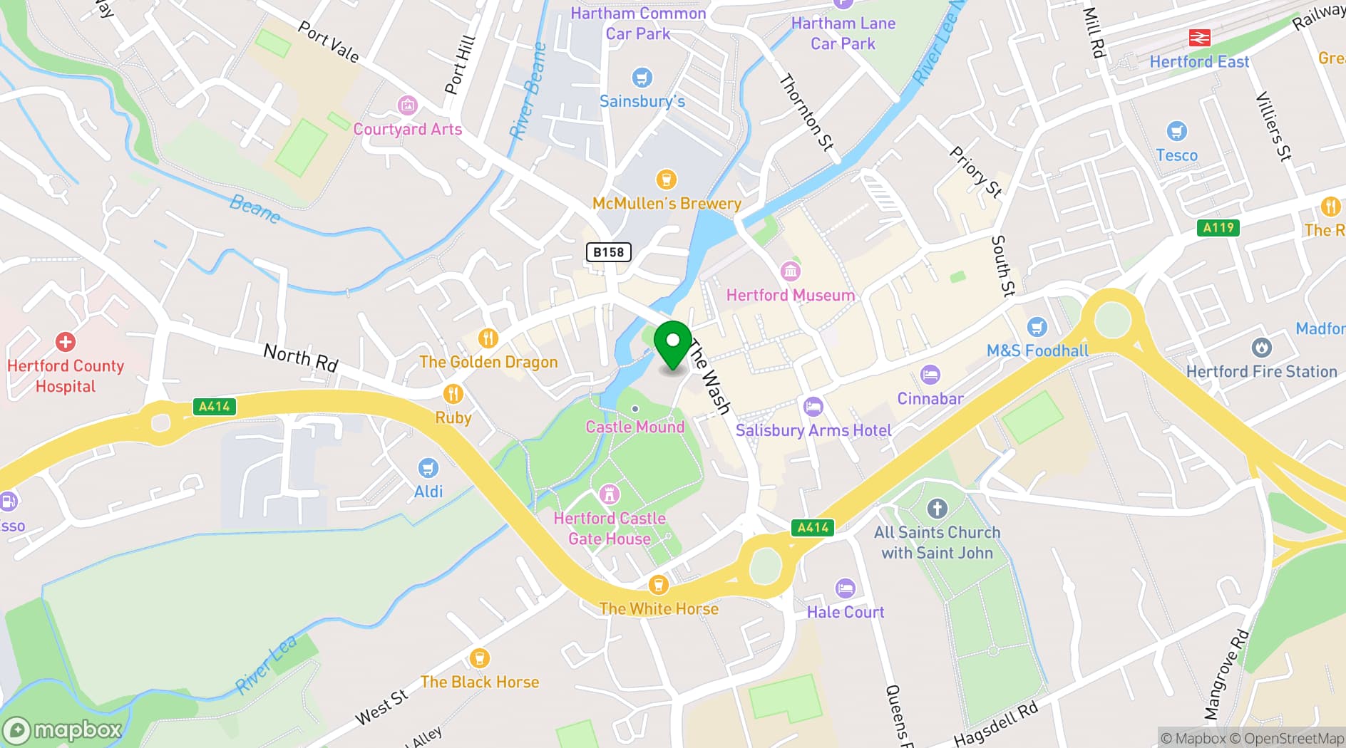 Map showing BEAM