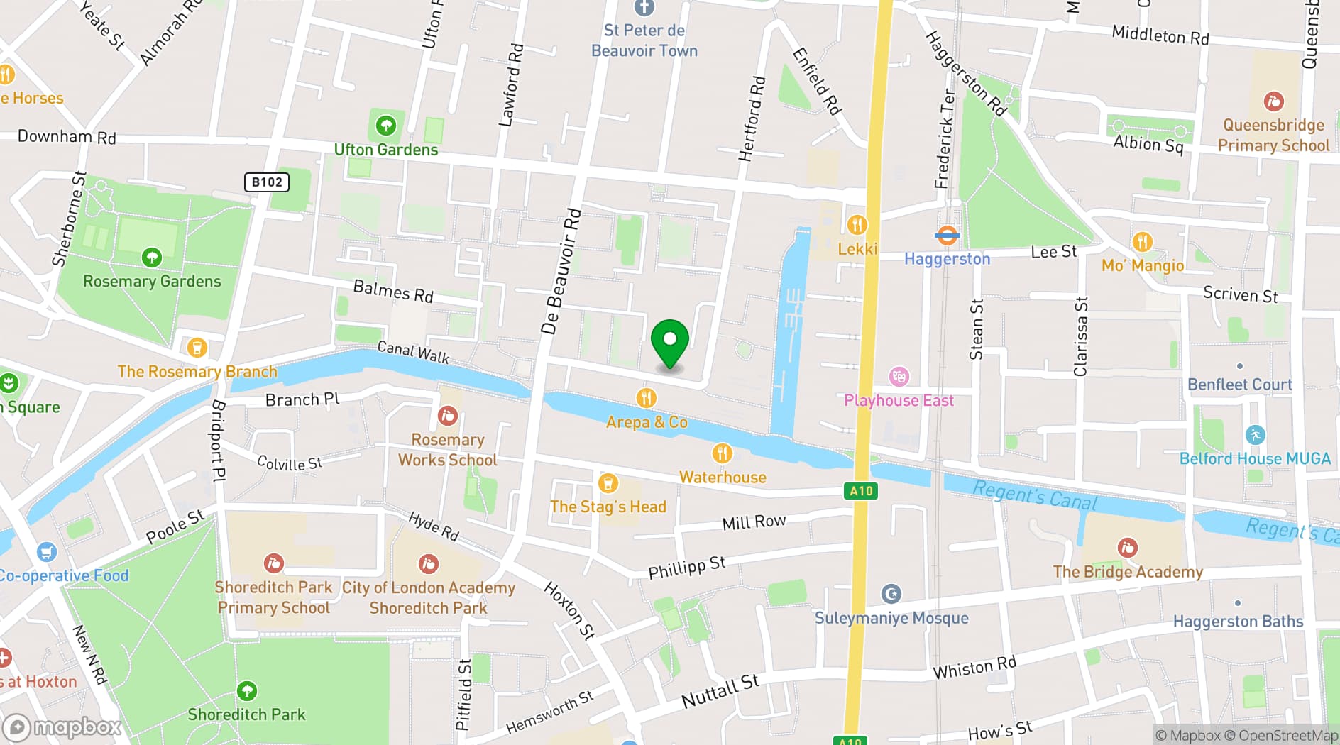 Map showing LOCK Studios