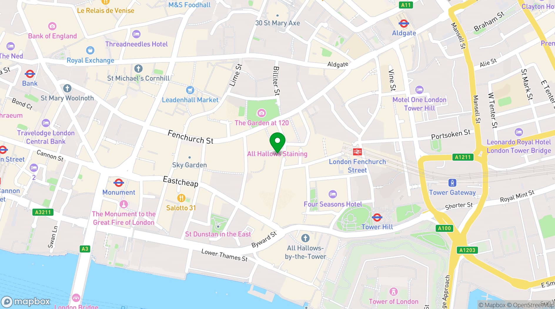Map showing Haus of Cabaret London