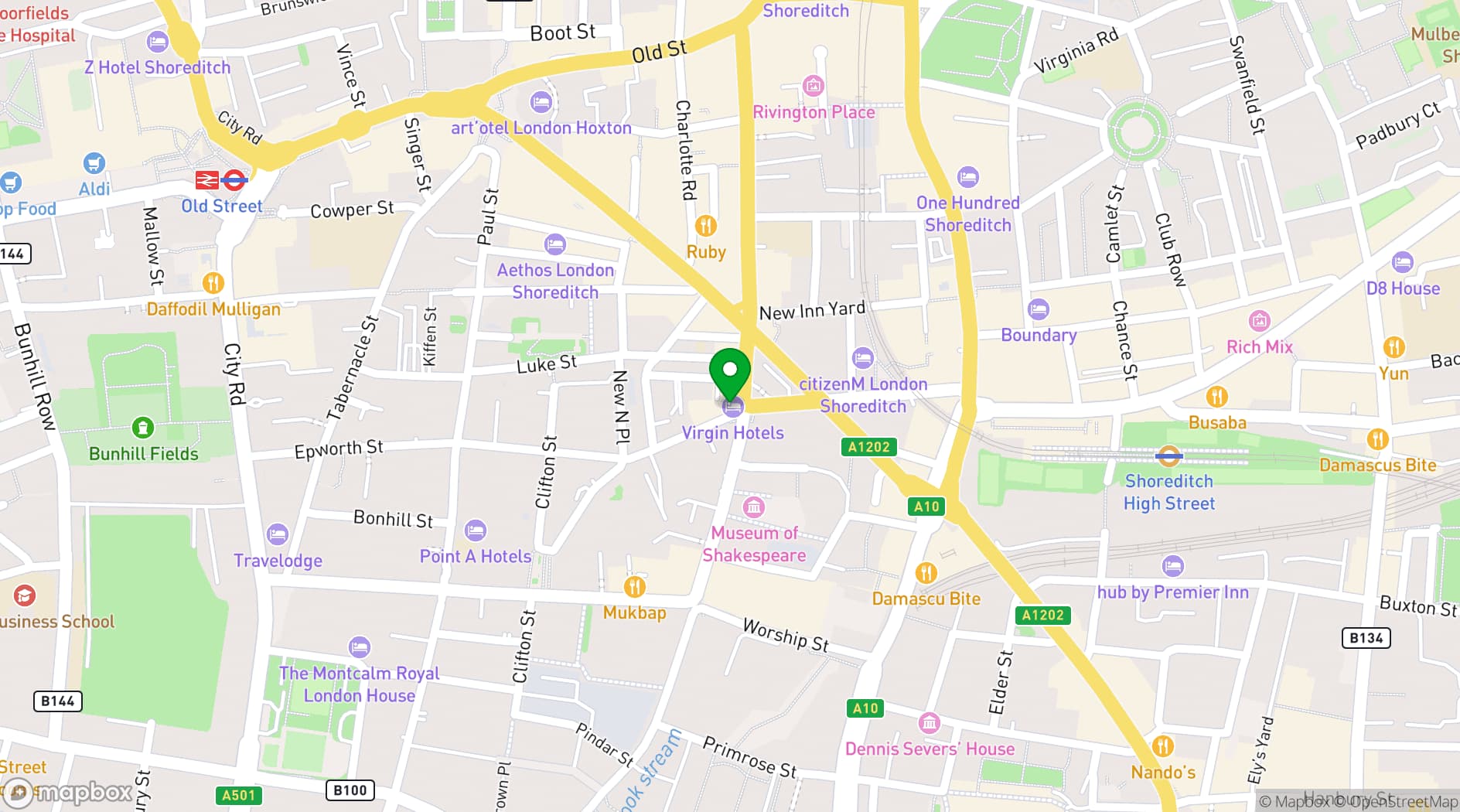 Map showing 45 London