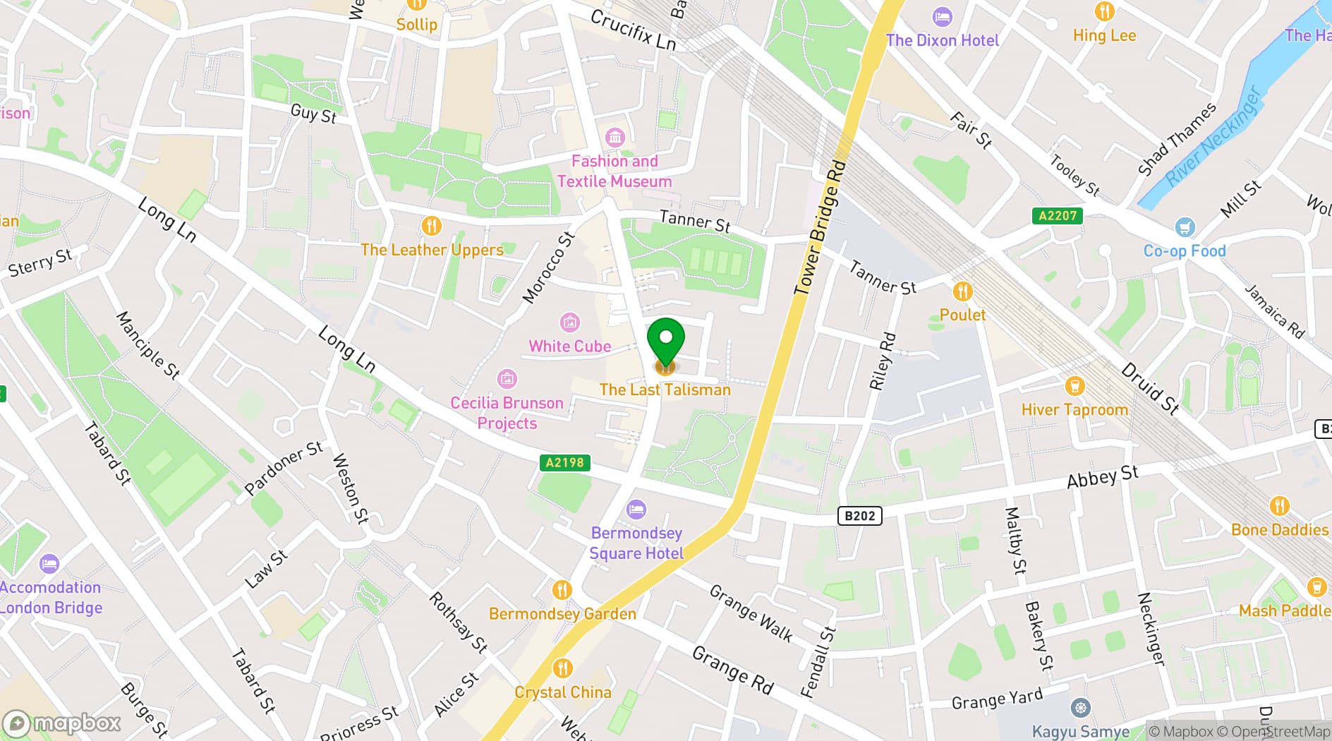 Map showing The Last Talisman