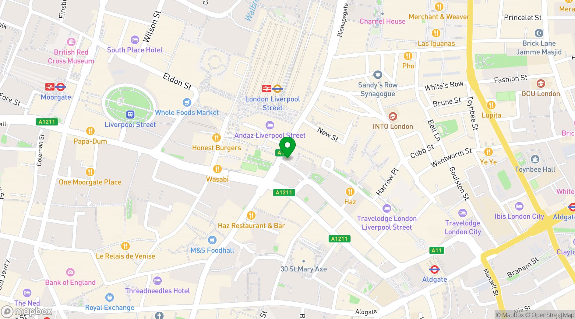 Map showing Straits Kitchen