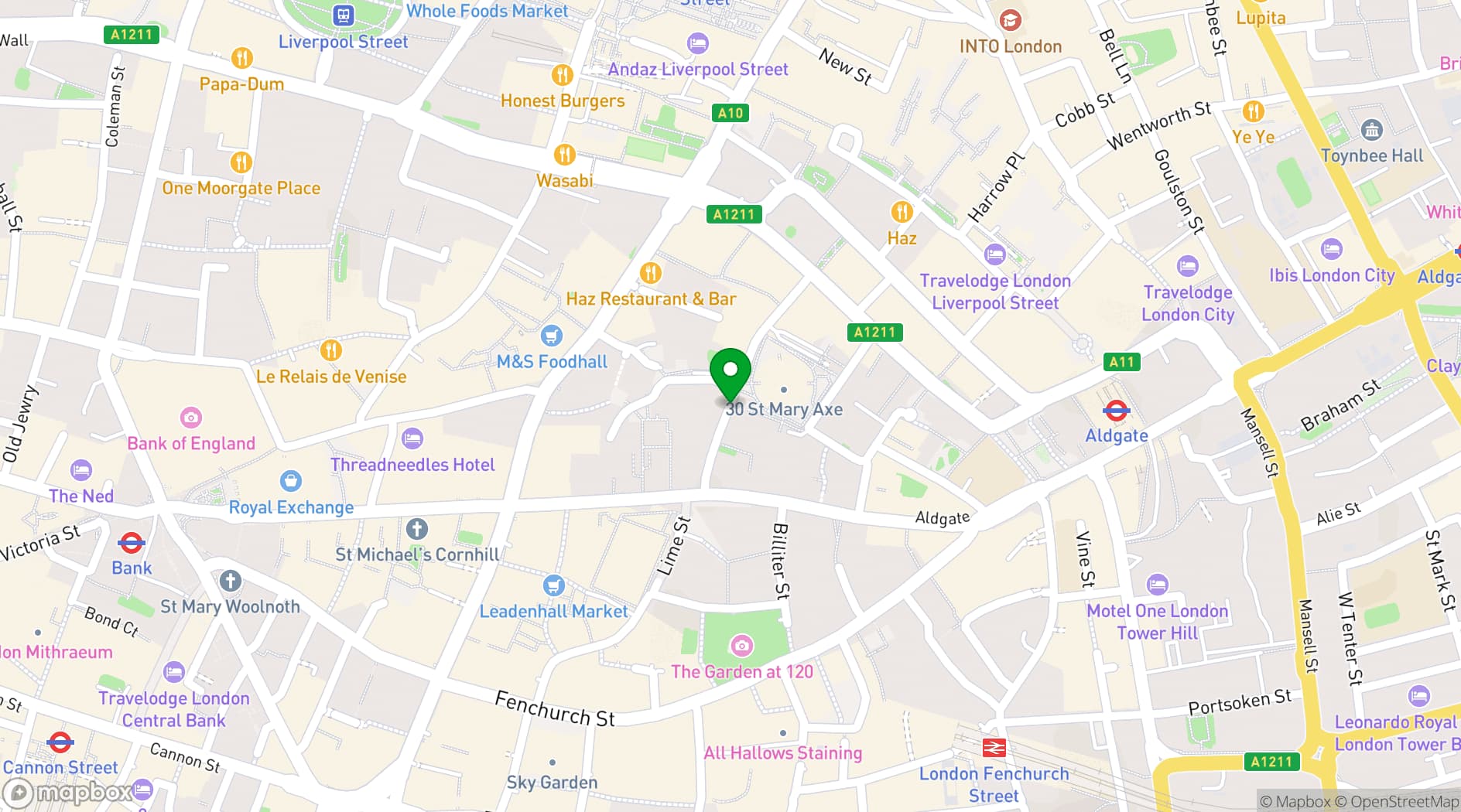 Map showing Swingers City