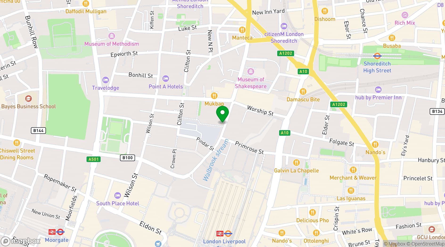 Map showing Mindspace-Appold