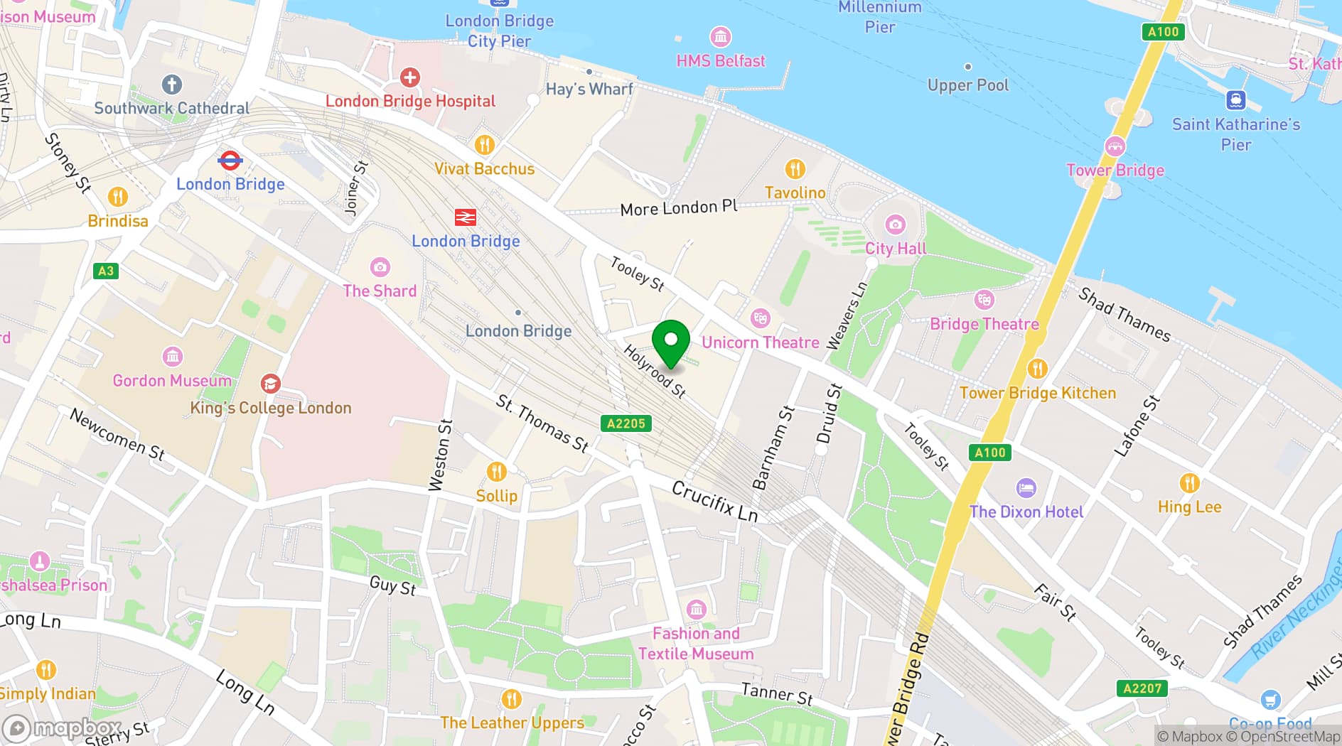 Map showing Nine Lives