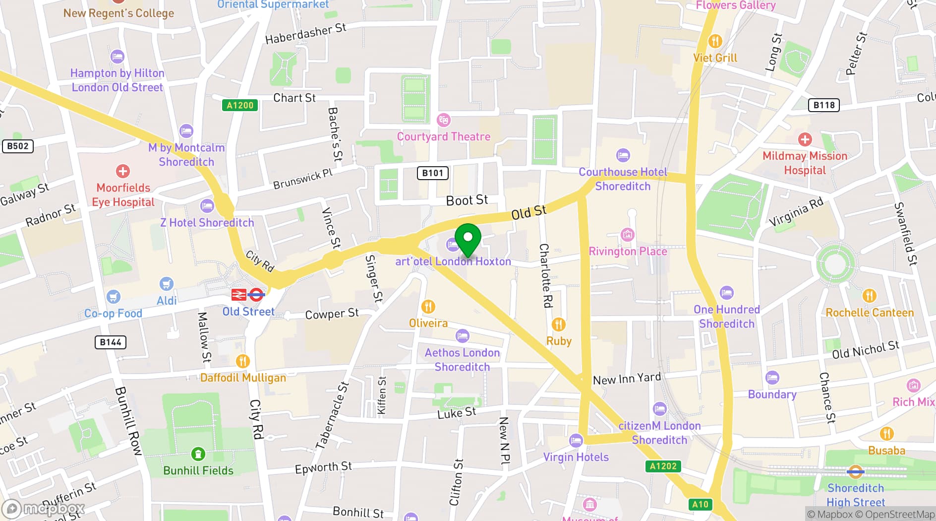 Map showing 3 Bath Place