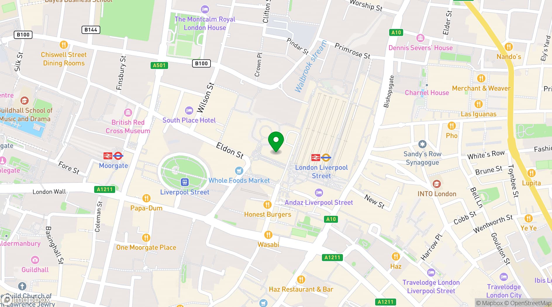 Map showing Storey Club
