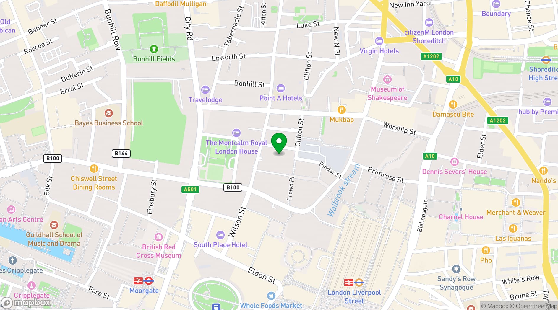 Map showing Cocoon Global