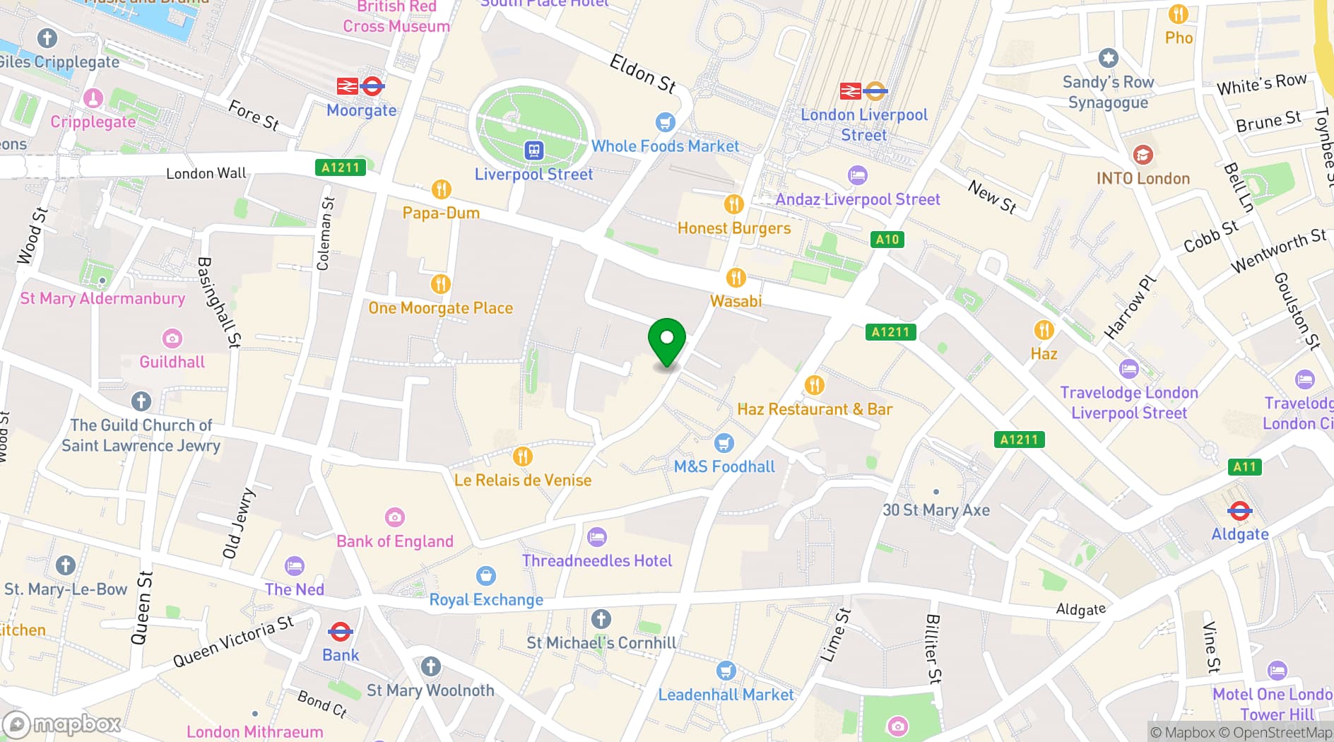 Map showing The Otherist