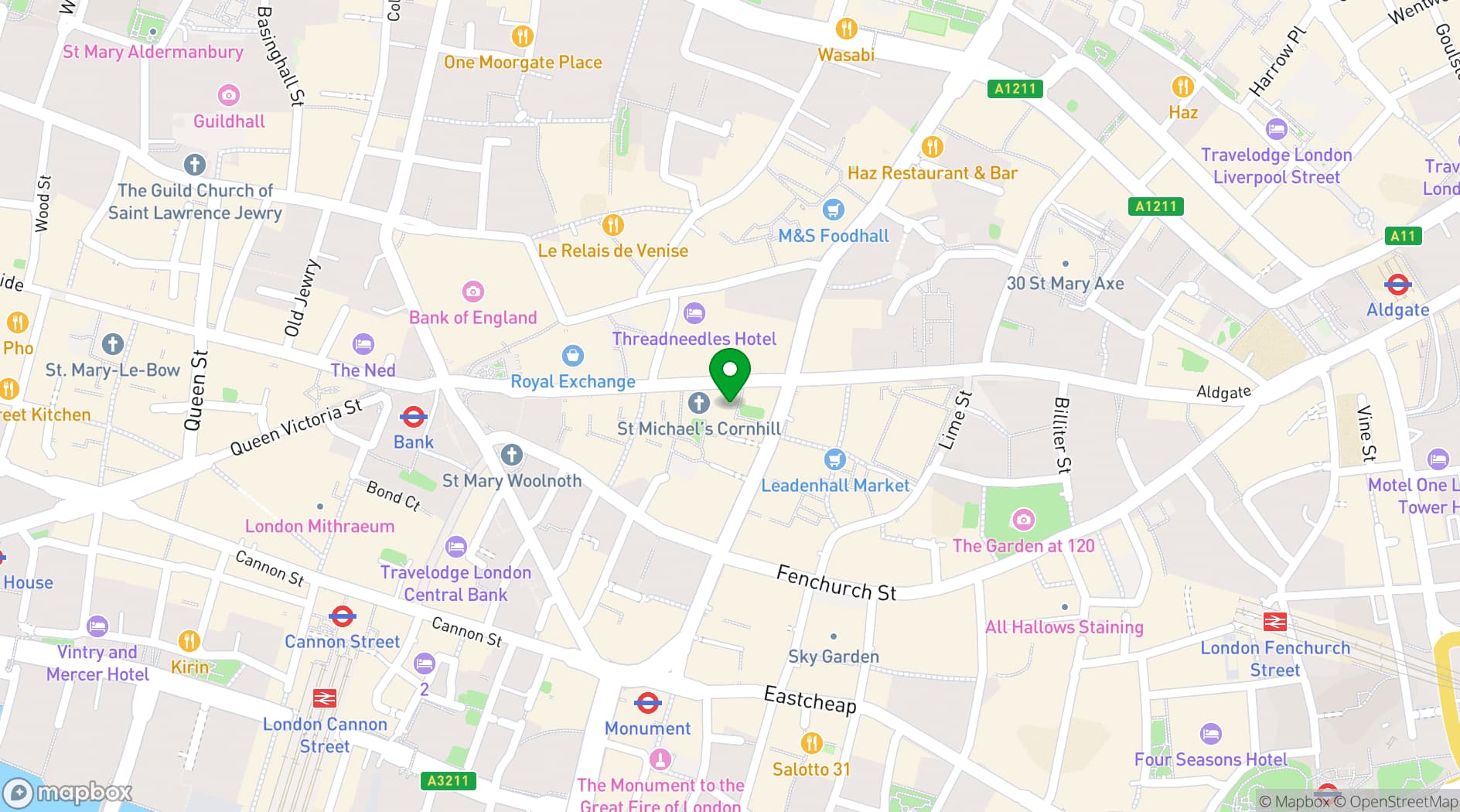 Map showing The Counting House