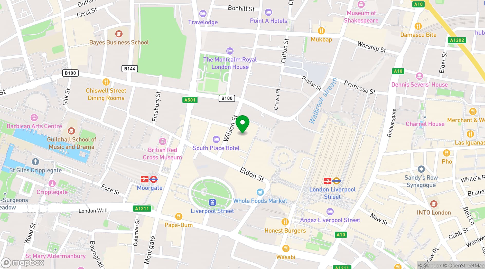 Map showing Five Iron Golf  