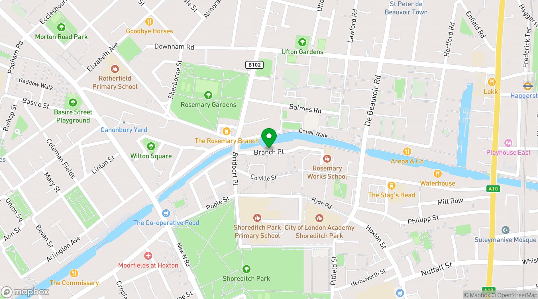 Map showing 6:15 The Studio