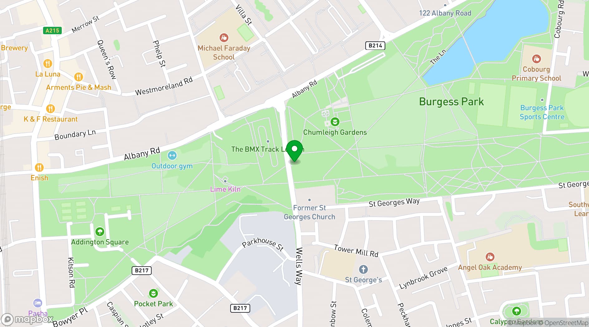 Map showing Lynn AC Boxing Club