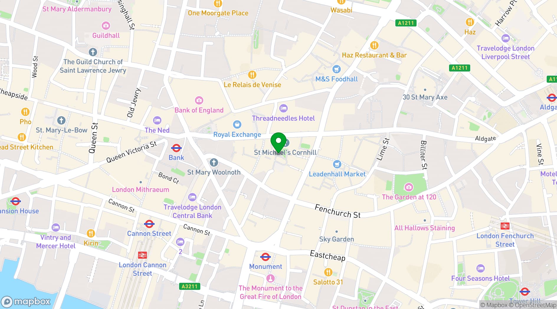 Map showing Jamaica Wine House