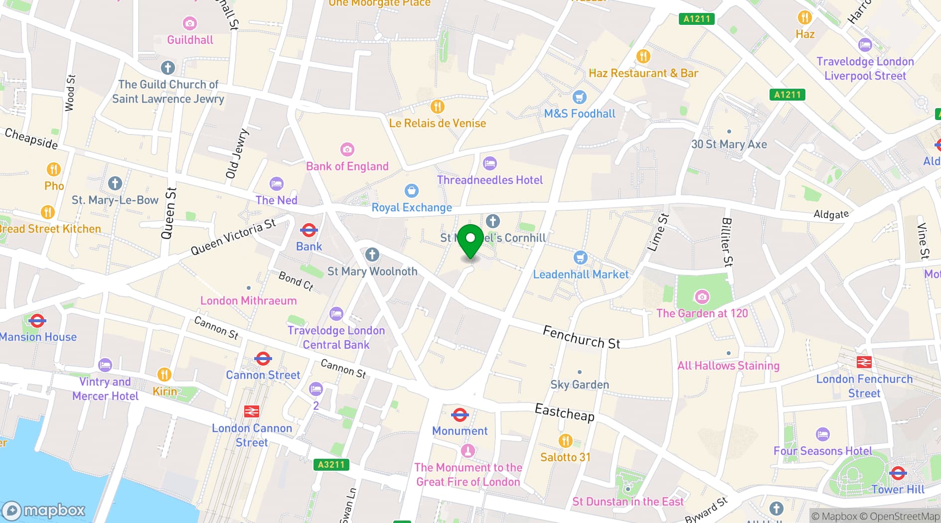 Map showing @UKPLC Company Registrations