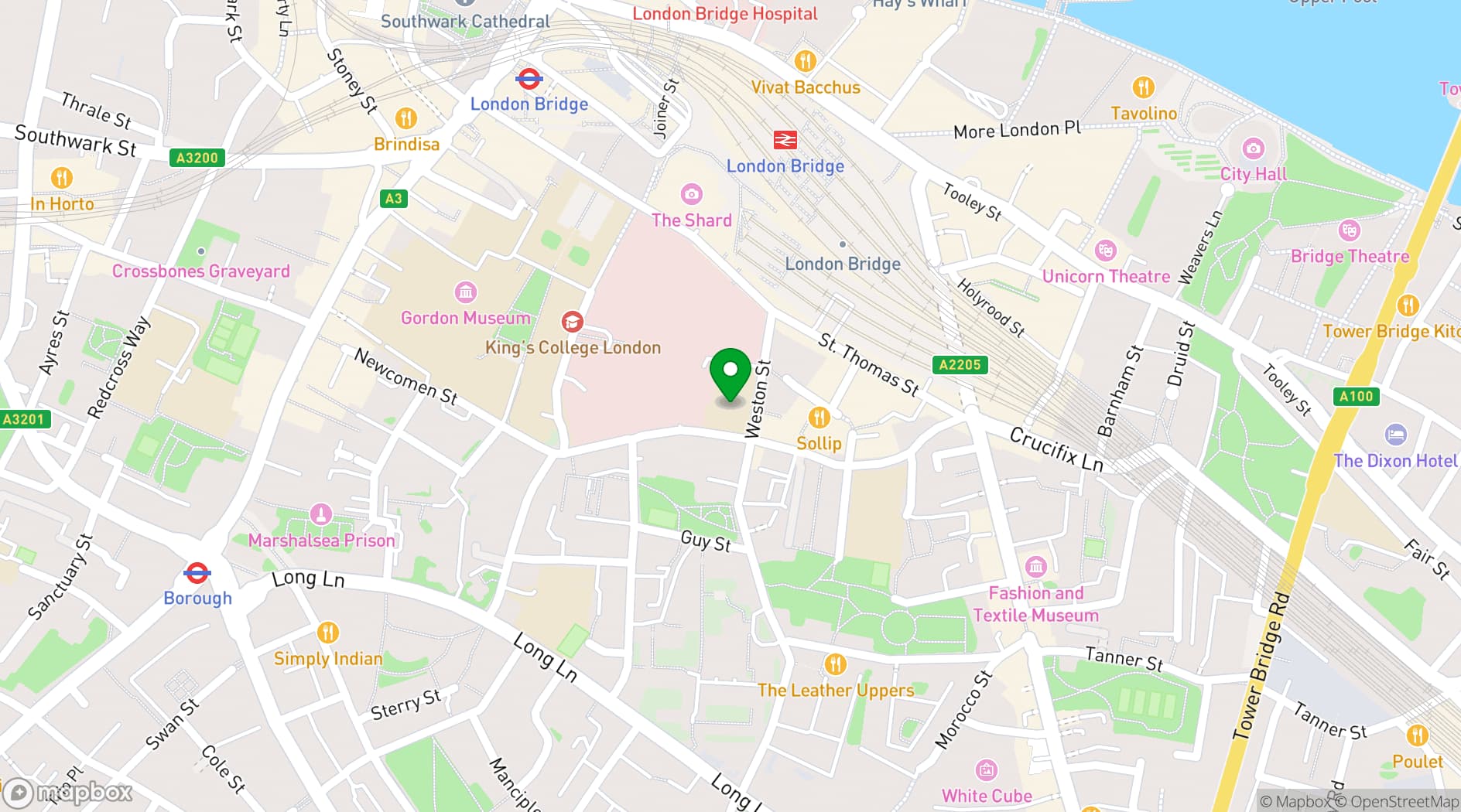 Map showing Greenwood Theatre