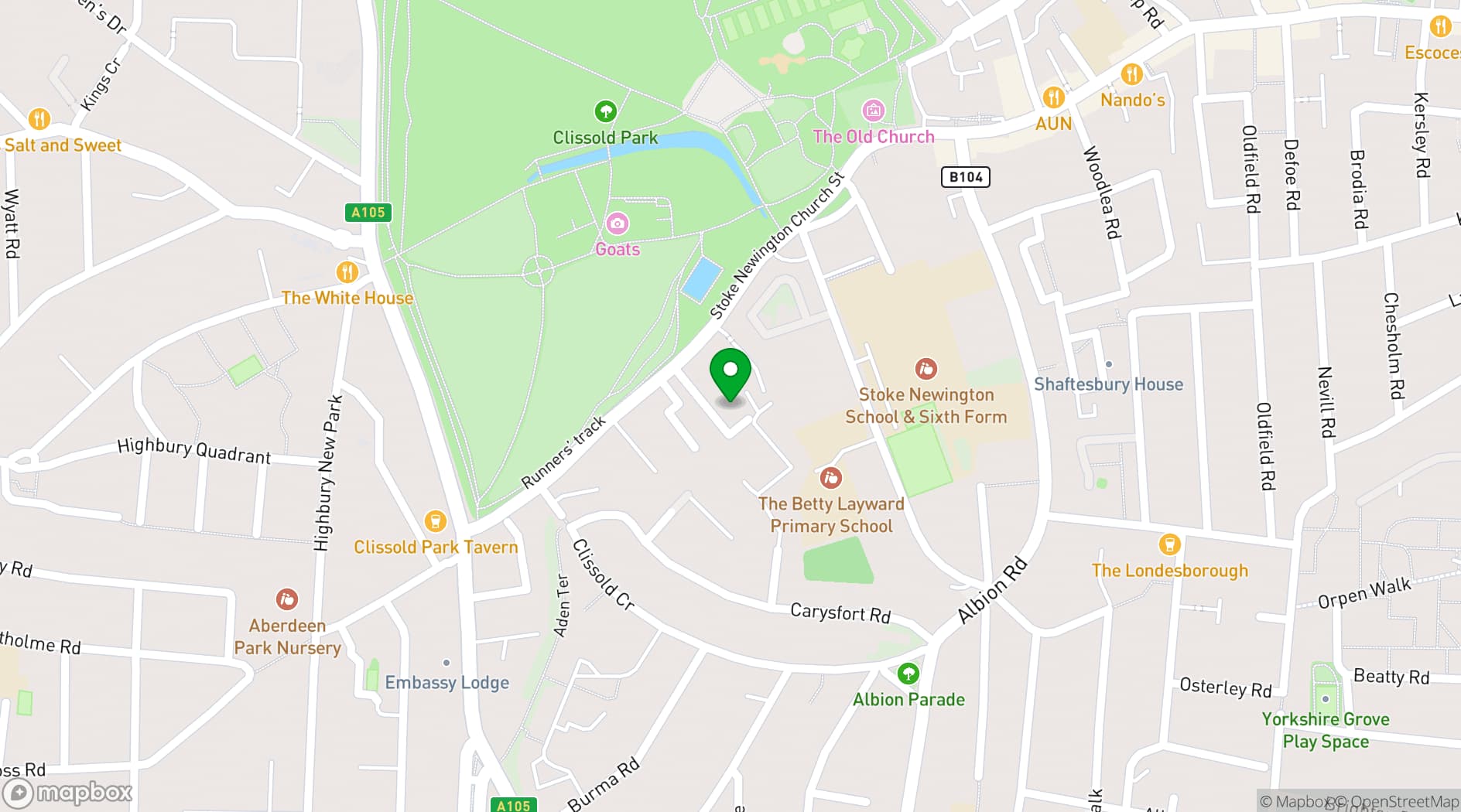 Map showing Lana & Friends Studio