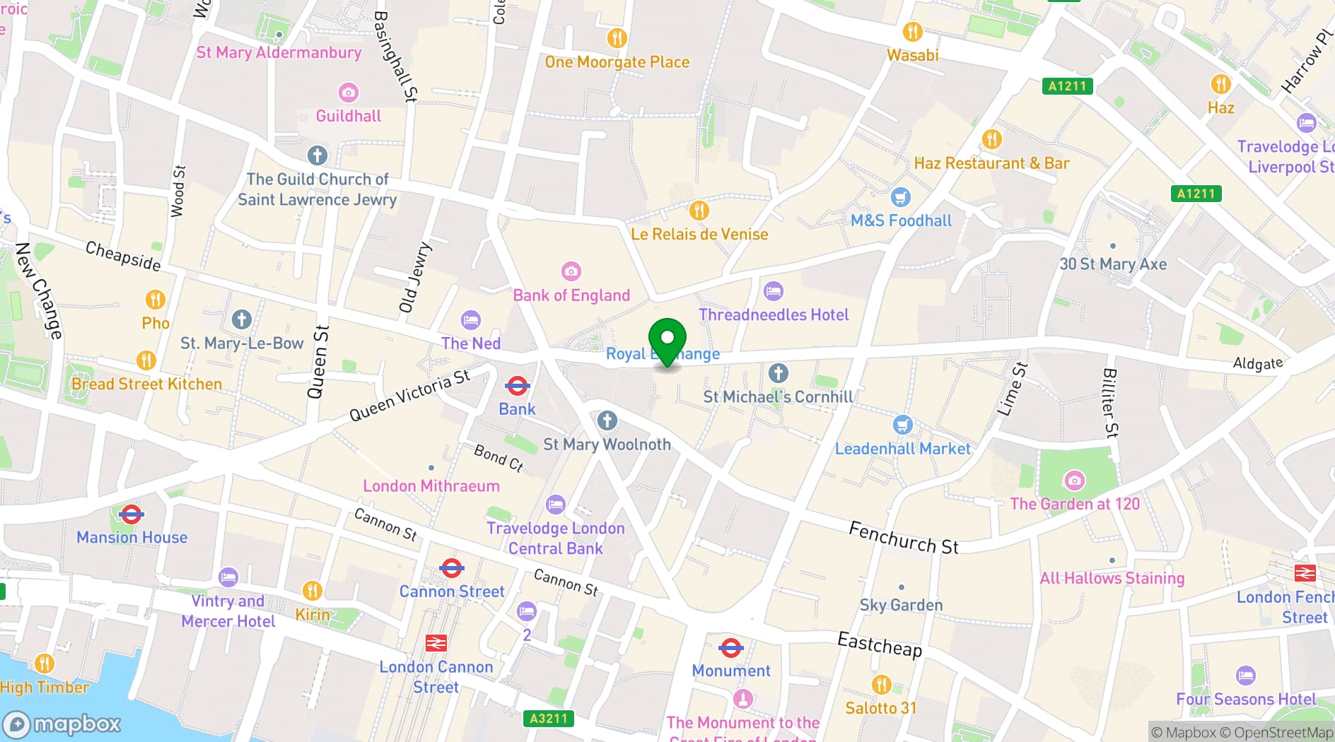 Map showing Forge Miami