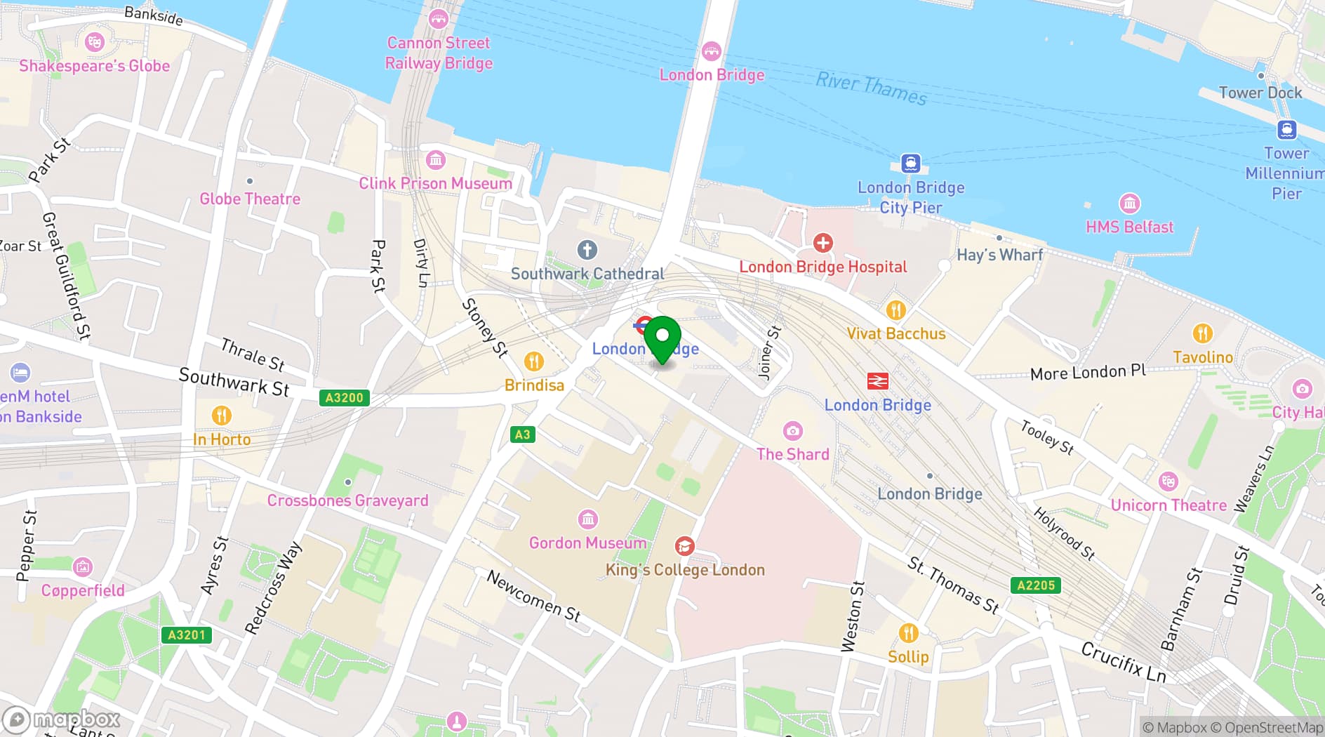 Map showing Amazing Grace