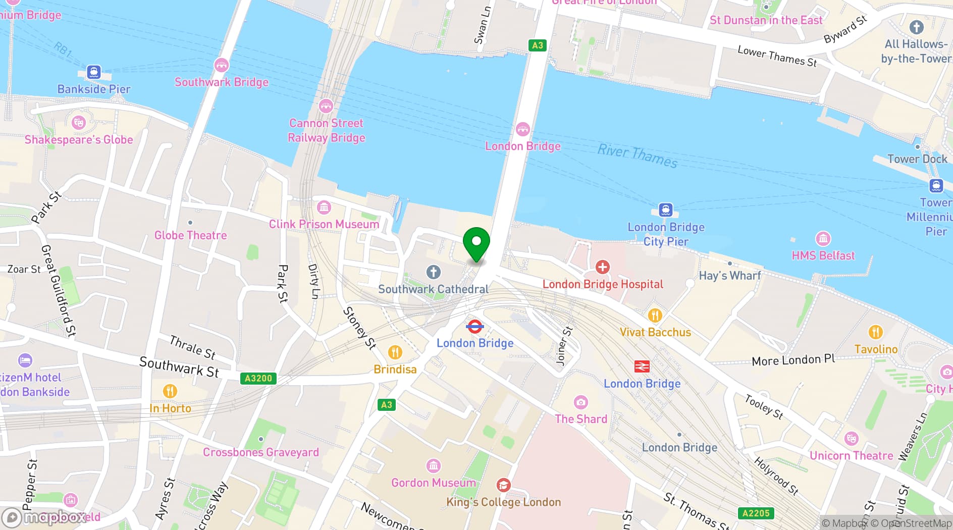 Map showing The Barrowboy & Banker