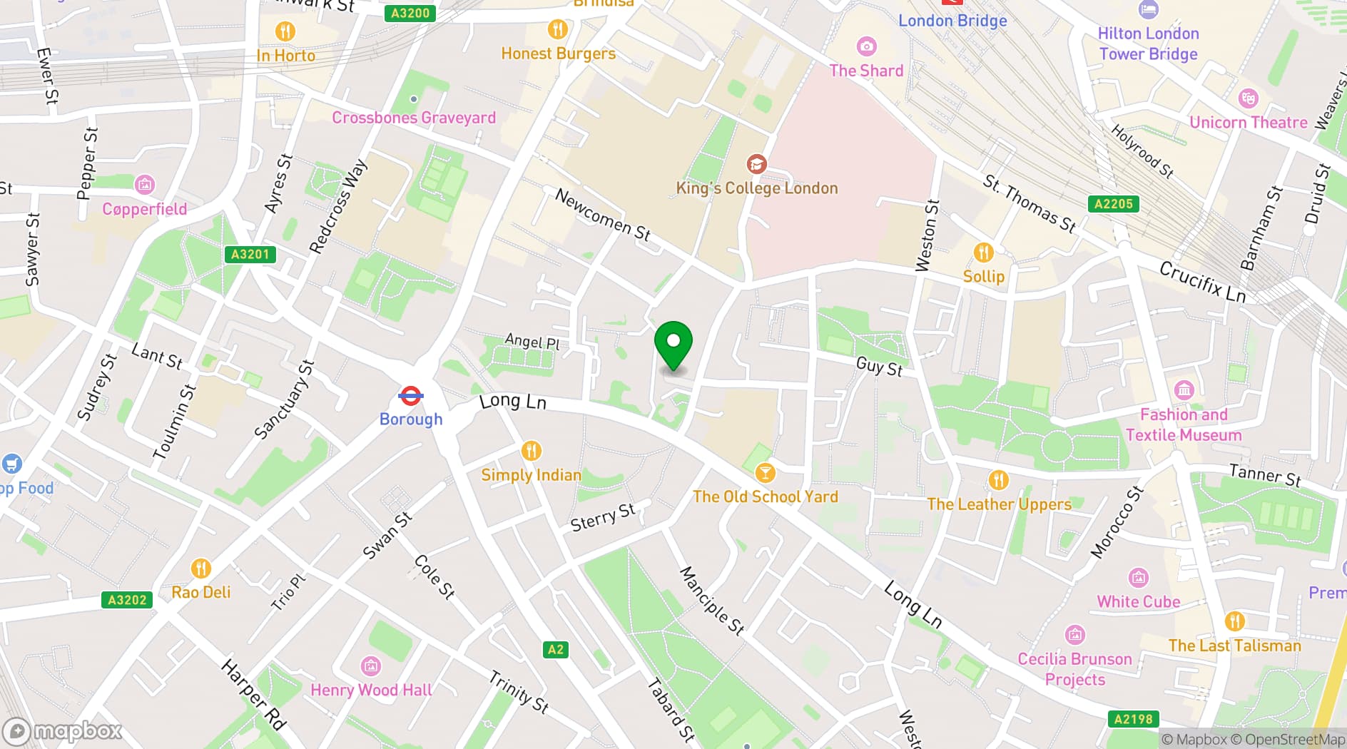 Map showing FOMO Studios