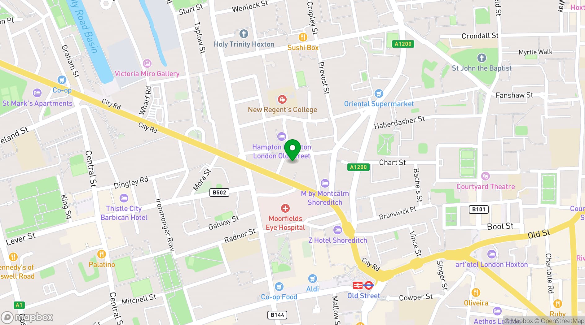 Map showing PAPILLES at The Brew