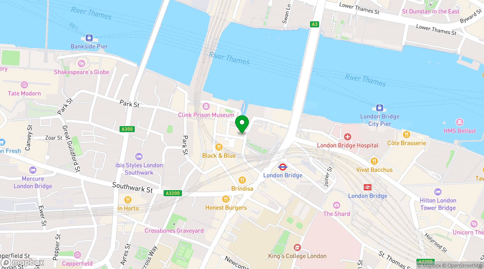 Map showing Mallow Borough Market