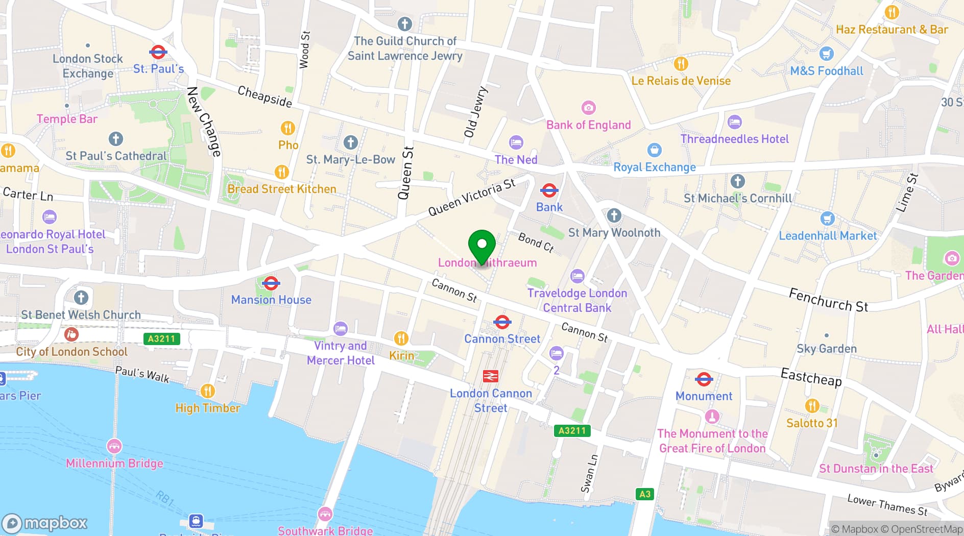 Map showing Vinoteca City