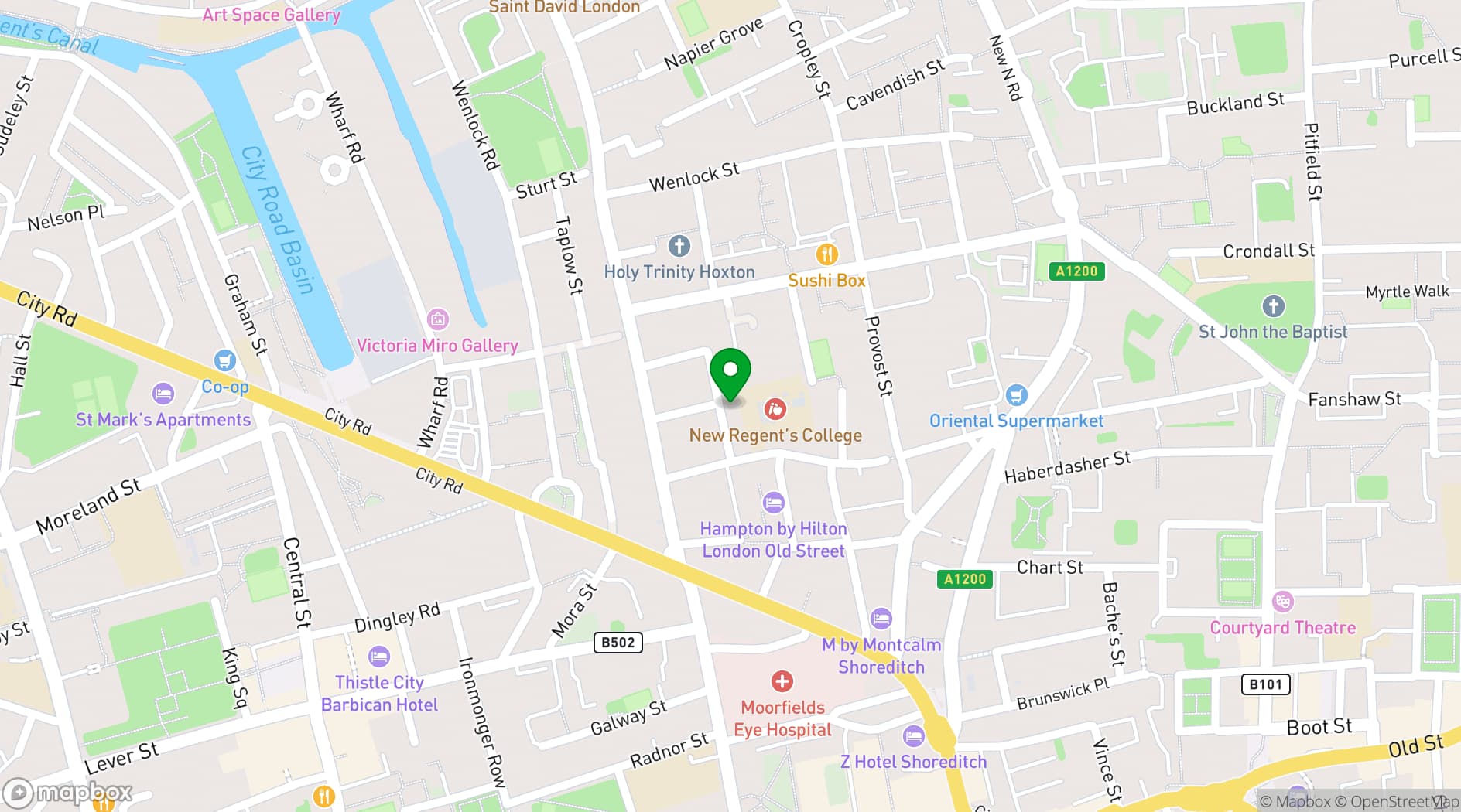 Map showing Lumiere Underwood