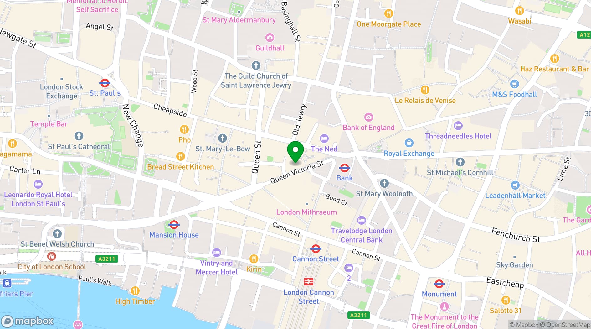 Map showing Number One Poultry